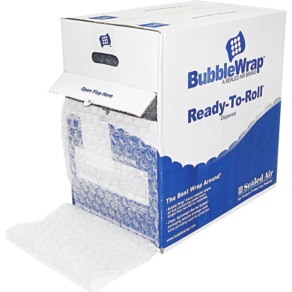 Bubble Wrap Cushioning Material, 5/16" Thick, 12" x 100 ft