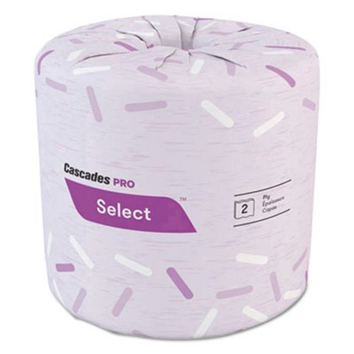 Select Standard Bath Tissue, 2-Ply, 4 1/4" Dia, 500 Sheets/Roll, 96 Rolls/Carton