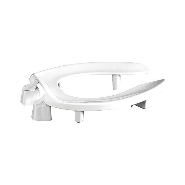 TOILET SEAT 3 IN. LIFT OPEN FRONT LESS COVER WHITE