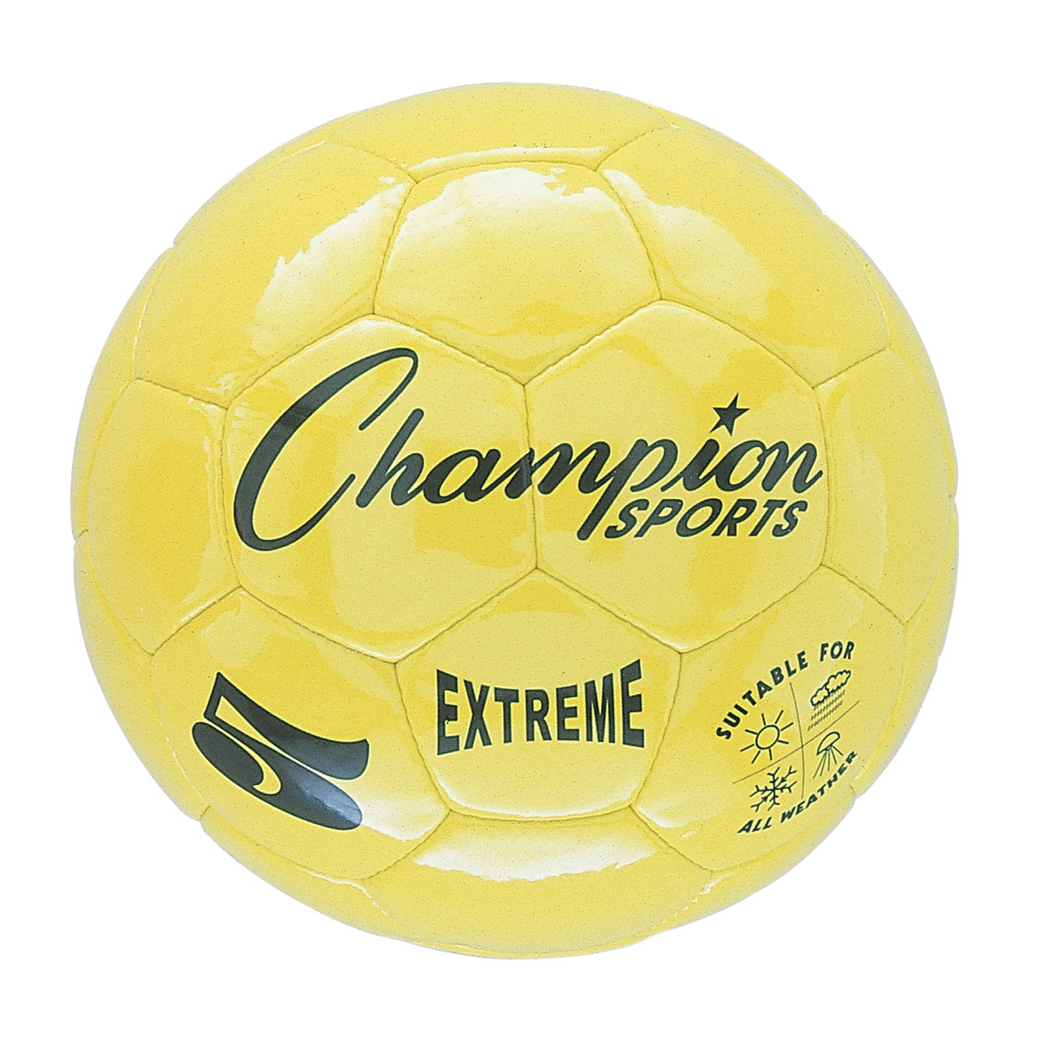 Extreme Soccer Ball, Size 5, Yellow