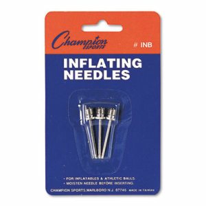 Nickel-Plated Inflating Needles for Electric Inflating Pump, 3/Pack