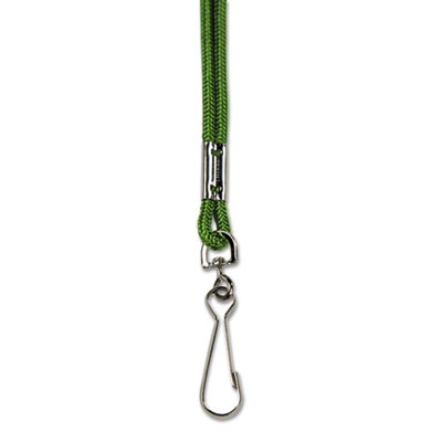 Lanyard, J-Hook Style, 22" Long, Assorted Colors, 12/Pack
