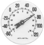 00346 5 IN. WH DIAL THERMOMETER