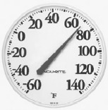 01360 12 IN. WH DIAL THERMOMETER