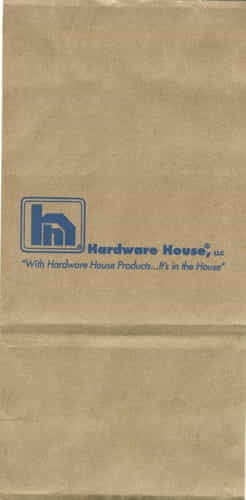 10# HARDWARE HOUSE NAIL BAG