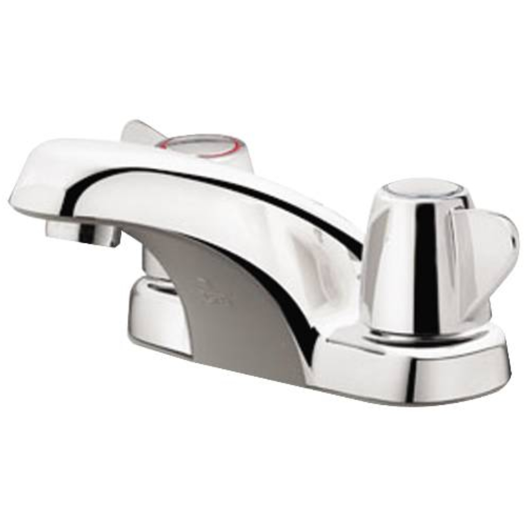 CFG CORNERSTONE� BATHROOM FAUCET, TWO HANDLE, WITHOUT WASTE, CHROME, LEAD FREE, 1.2 GPM