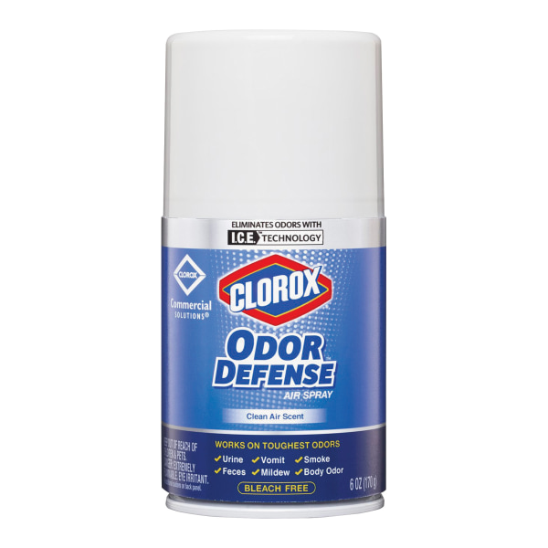 Commercial Solutions Odor Defense, Wall Mount Refill, Clean Air, 6oz,12/CT