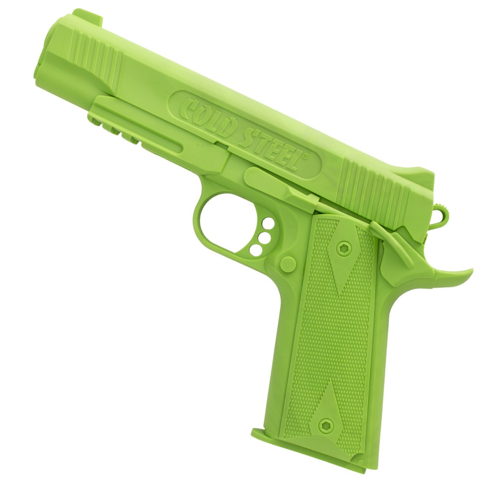 Cold Steel 1911 Rubber Training Pistol (Green Colored Polypropylene)