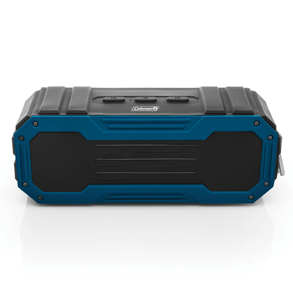 Coleman CBT50-BL Aktiv Sounds CBT50 Dual-5-Watt Waterproof Bluetooth Rechargeable Speaker with Carabiner Clip (Blue)