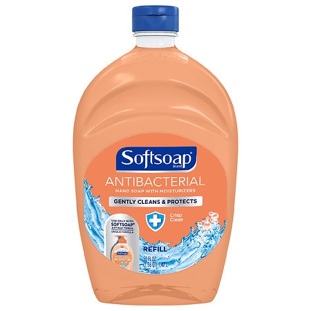 Antibacterial Liquid Hand Soap Refills, Fresh, Orange, 50 oz