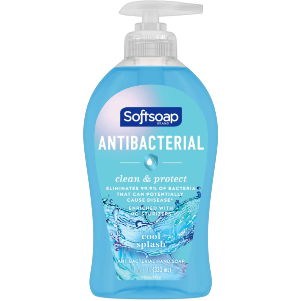 Antibacterial Hand Soap, Cool Splash, 11.25 oz Pump Bottle