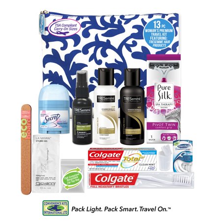 WOMAN ON THE GO 10 PIECE TRAVEL KIT