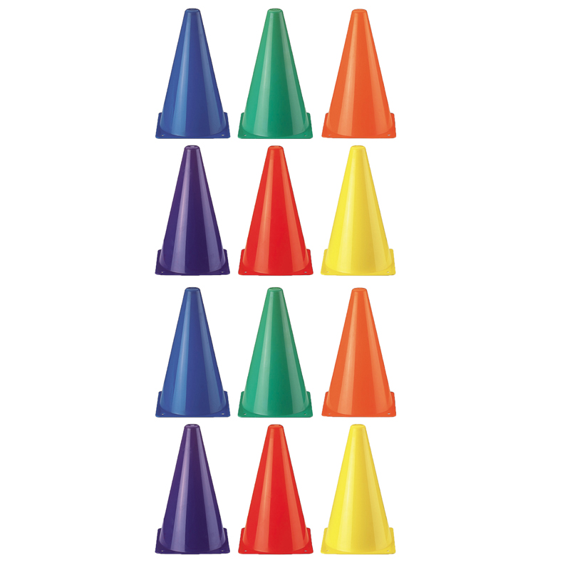 Rainbow Cones, 6 Per Set, 2 Sets