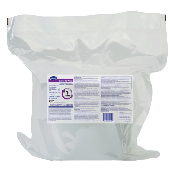 Oxivir TB Disinfectant Wipes, 11 x 12, White, 160 Wipes/Tub