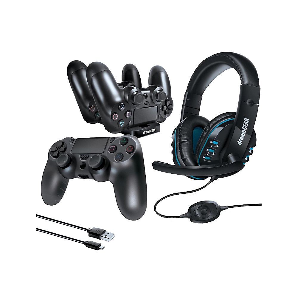 6 PIECE ACCESSORY KIT FOR PS4