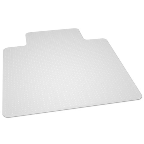 EverLife Chair Mats For Medium Pile Carpet With Lip, 36 x 48, Clear