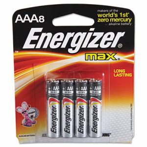 MAX Alkaline Batteries, AAA, 8 Batteries/Pack