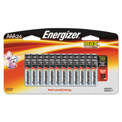 MAX Alkaline Batteries, AAA, 24 Batteries/Pack