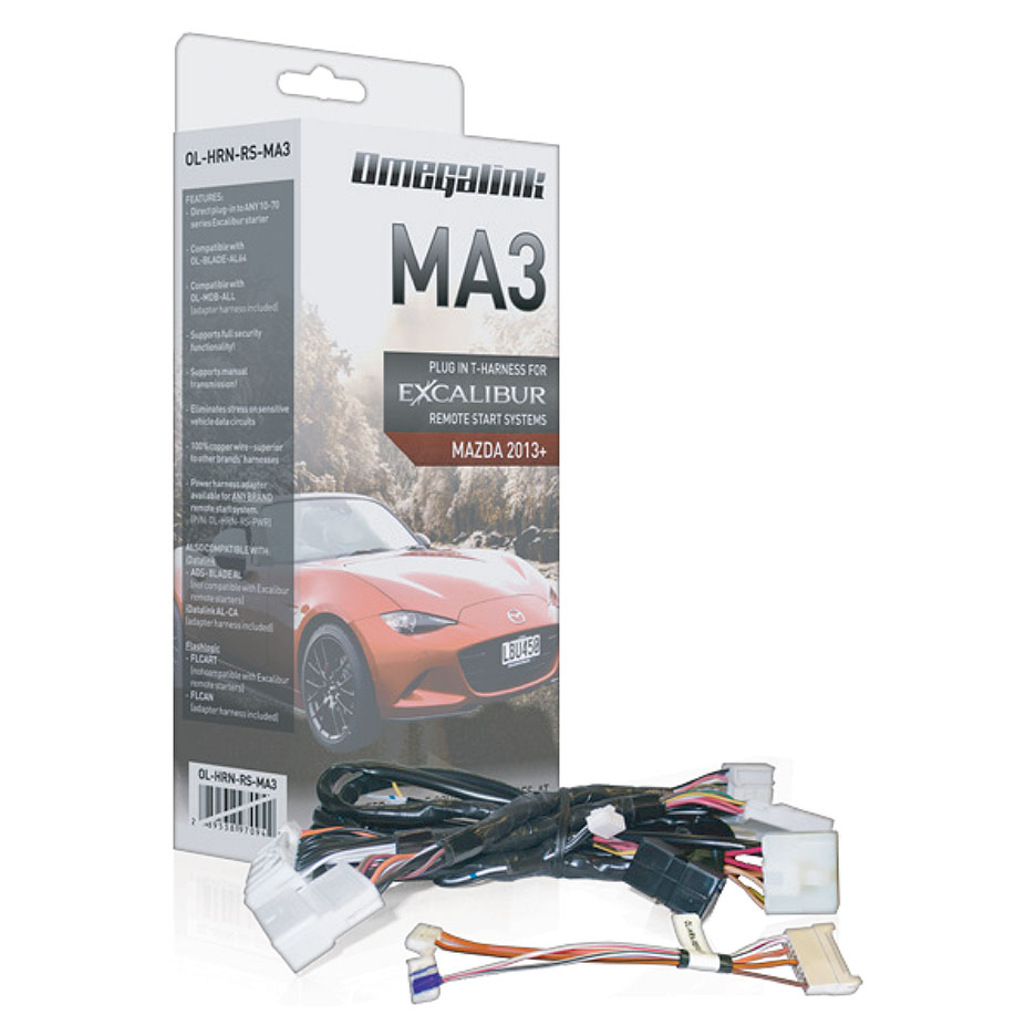 Excalibur Plug&Play HarnessCovers Select Push-To-Start Mazda Models 2013+