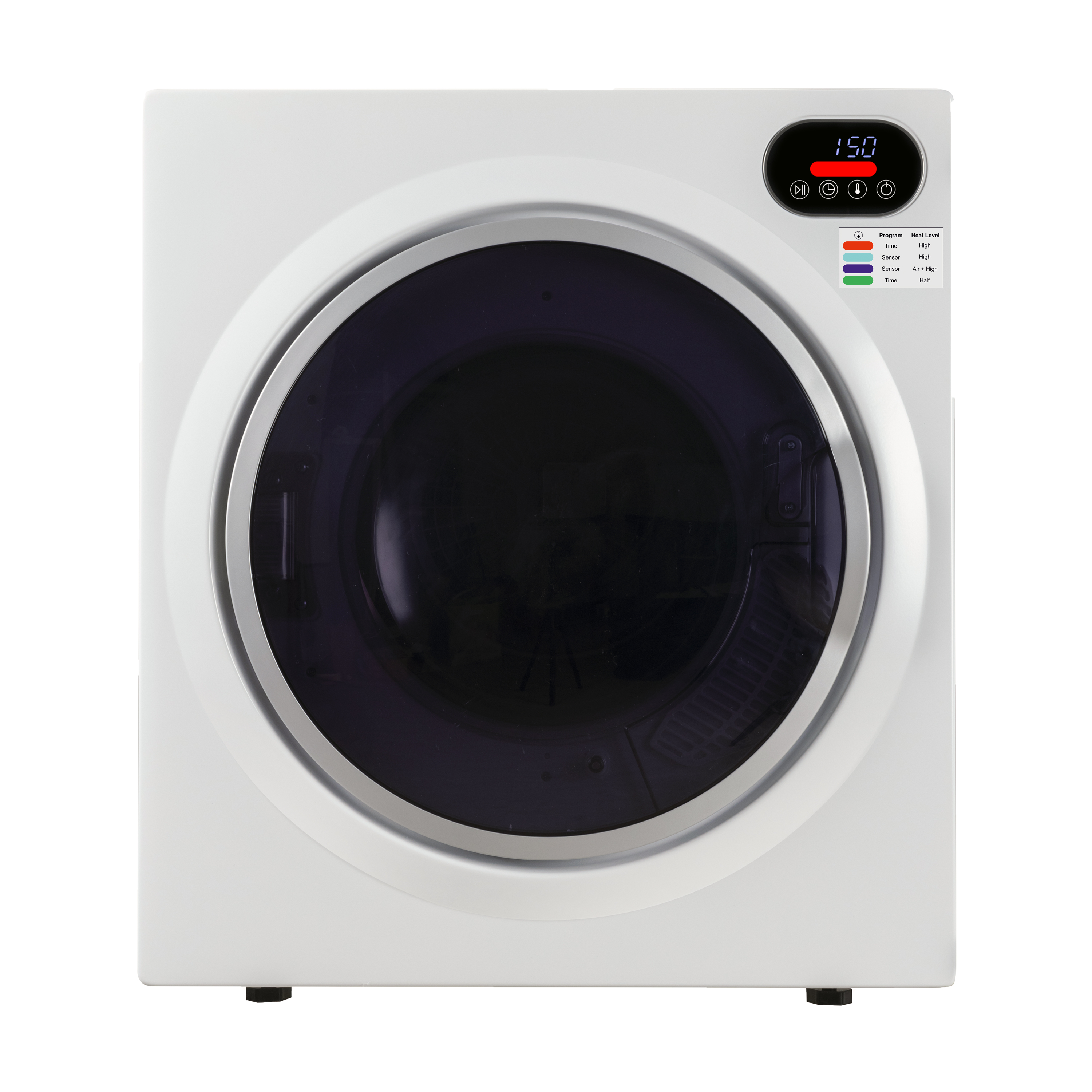 2.6 cu.ft. Compact Digital Dryer in White