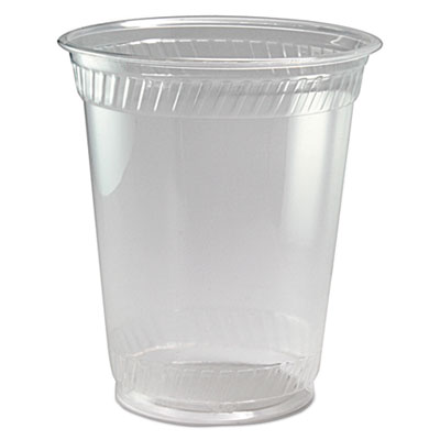 Kal-Clear PET Cold Drink Cups, 12 oz to 14 oz, Clear, Squat, 50/Sleeve, 20 Sleeves/Carton