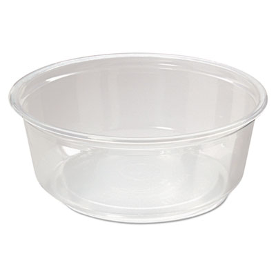 Microwavable Deli Containers, 8oz, Clear, 500/Carton