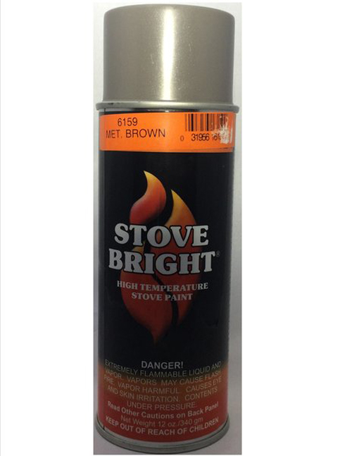 Stove Bright Metallic Brown High Temperature Stove Paint - 1A62H059