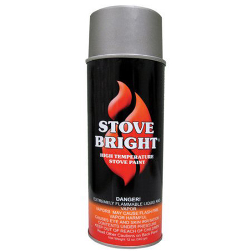 Stove Bright Metallic Gray High Temperature Stove Paint - 1A60H993