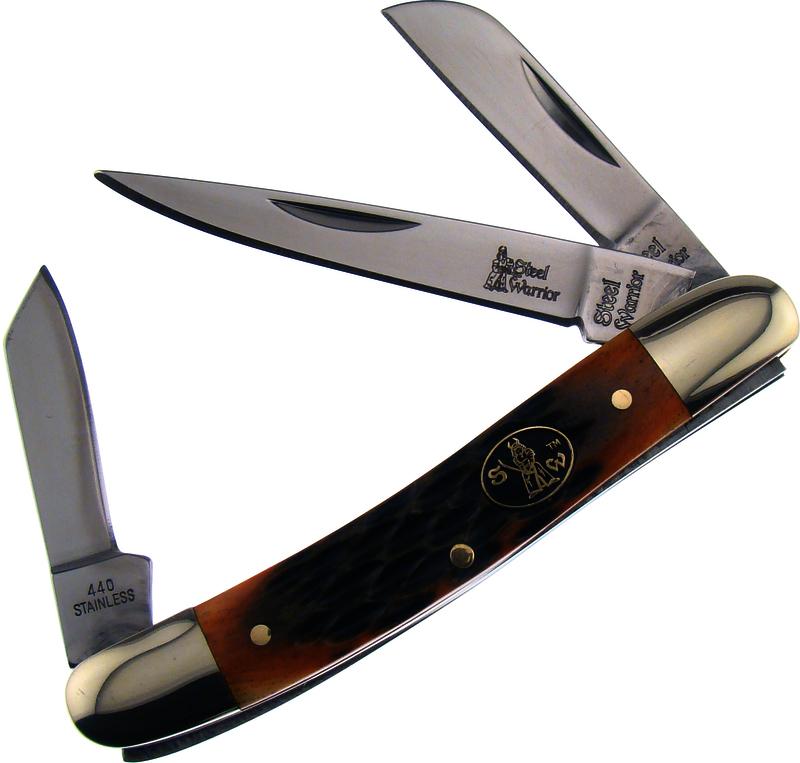 SW-114BPS 3.5 STOCKMAN KNIFE