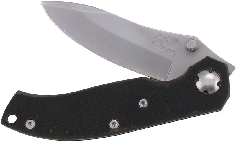 15-078B 3.75 IN. BLACK/GRAY KNIFE