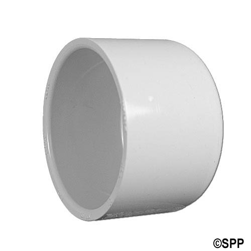 Fitting, PVC, End Cap, 2"S