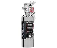 H3R Performance 1.4 lb. HalGuard Chrome Clean Agent Fire Extinguisher