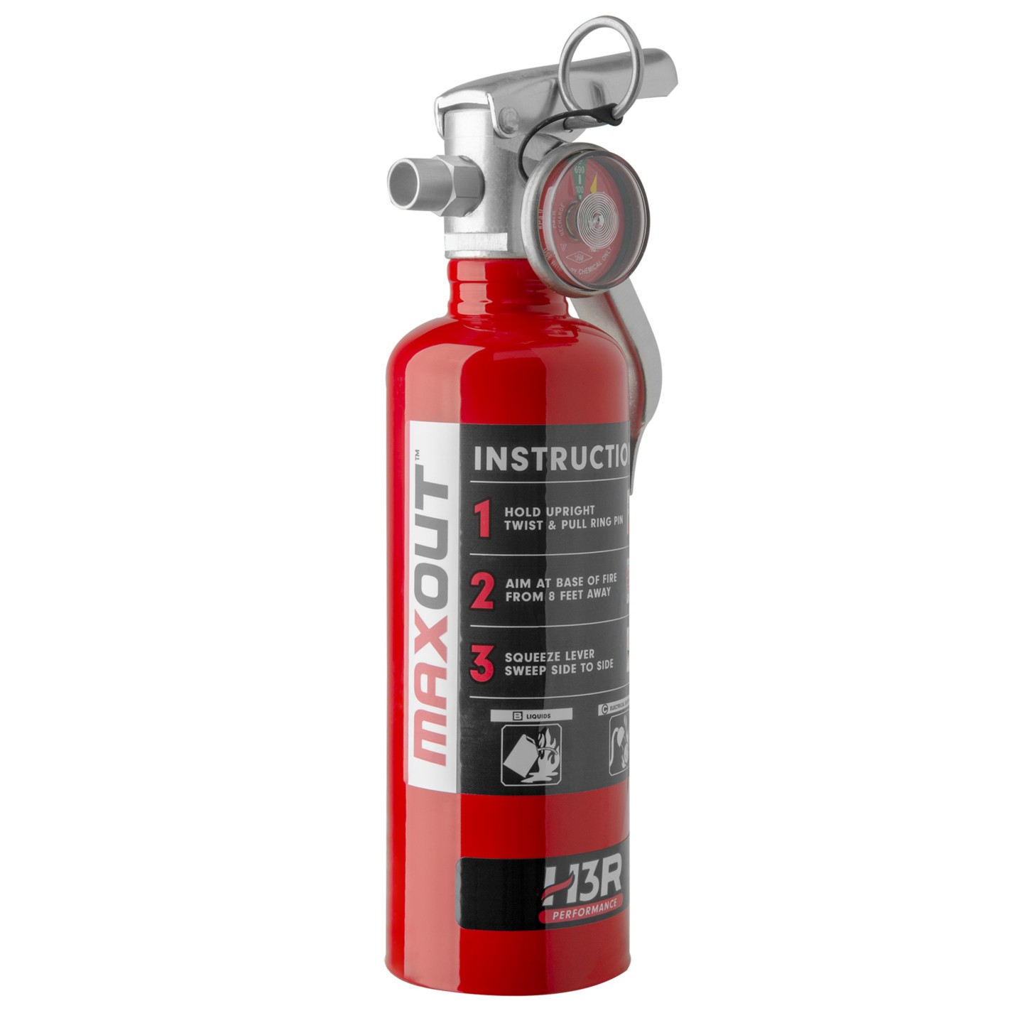 1 lb. MaxOut Red Dry Chemical Fire Extinguisher