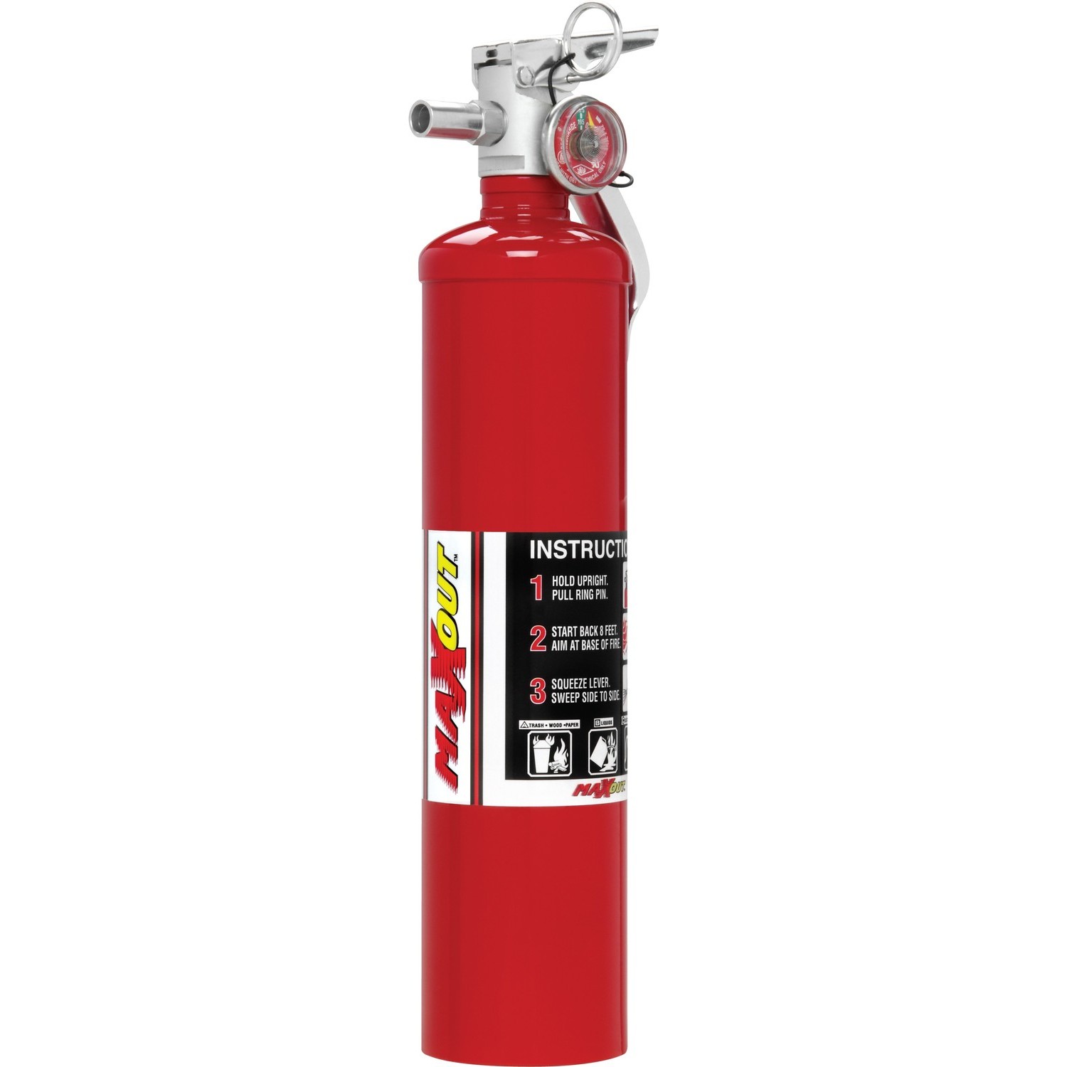 2.5 lb. MaxOut Red Dry Chemical Fire Extinguisher