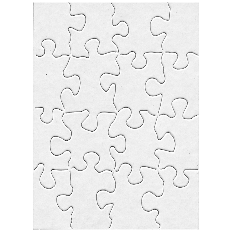 Compoz-A-Puzzle, 4" x 5-1/2" Rectangle, 16 Pieces, 24 Puzzles