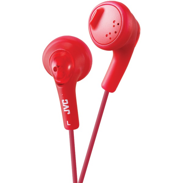 JVC HAF160R Gumy Earbuds (Red)