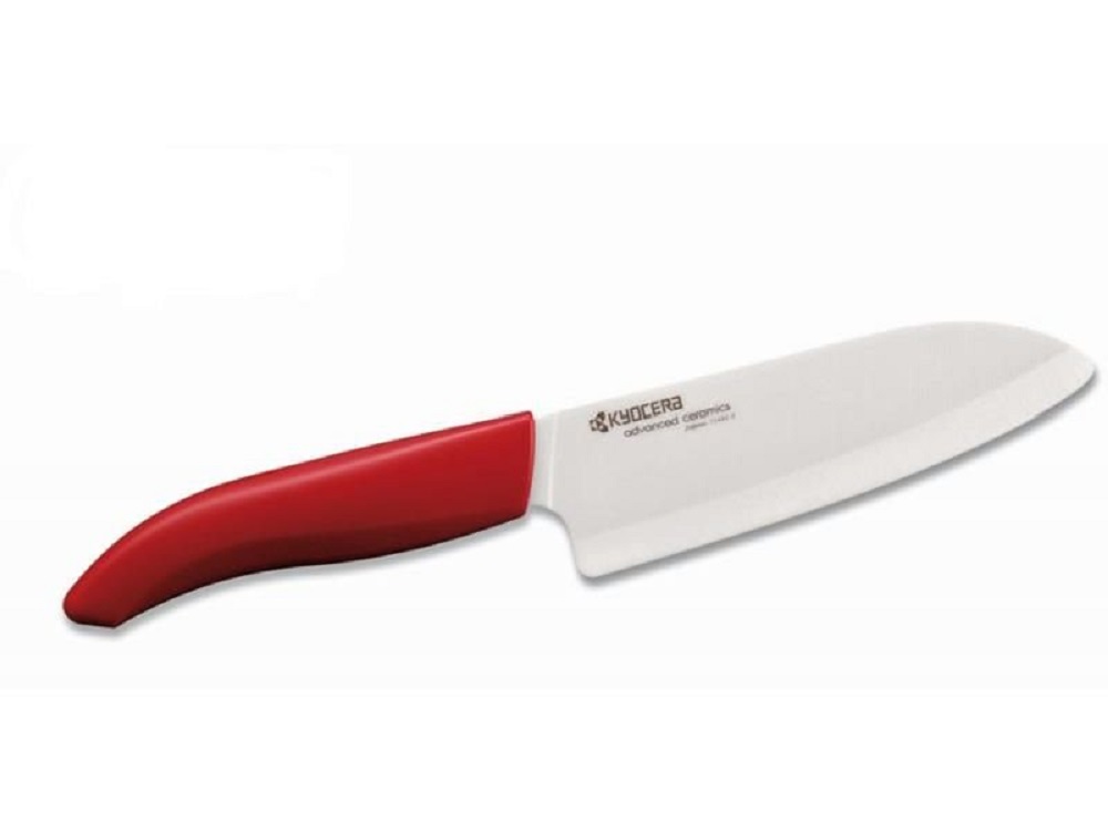 Kyocera FK140WH White Red Ceramic Knife 5.5Inch Blade