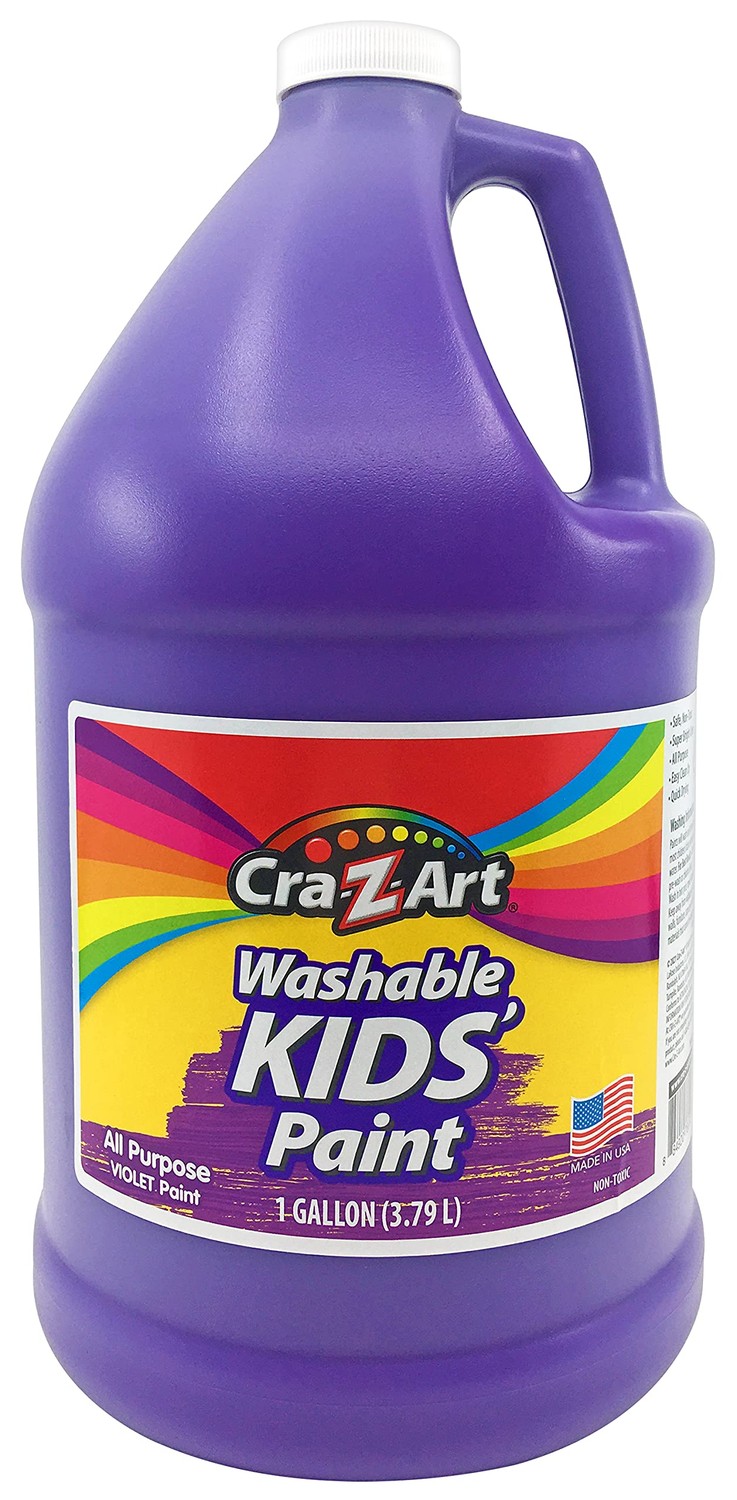 Washable Kids Paint, Purple, 1 gal Bottle