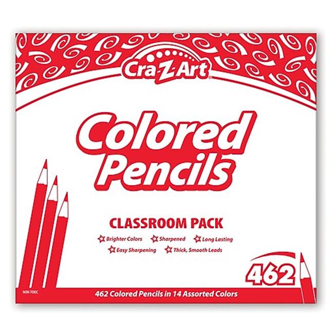 Colored Pencils, 14 Assorted Lead/Barrel Colors, 462/Set