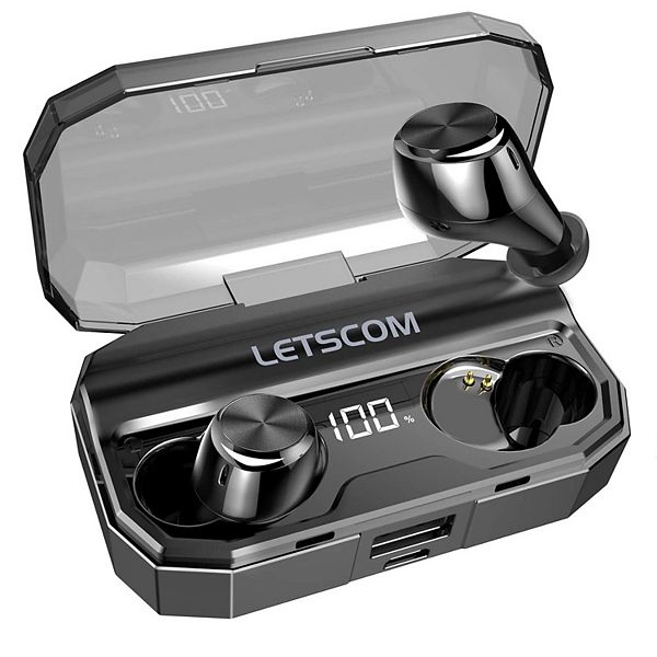 LETSFIT T22 BLUETOOTH WIRELESS EARBUDS WITH CHARGING CASE