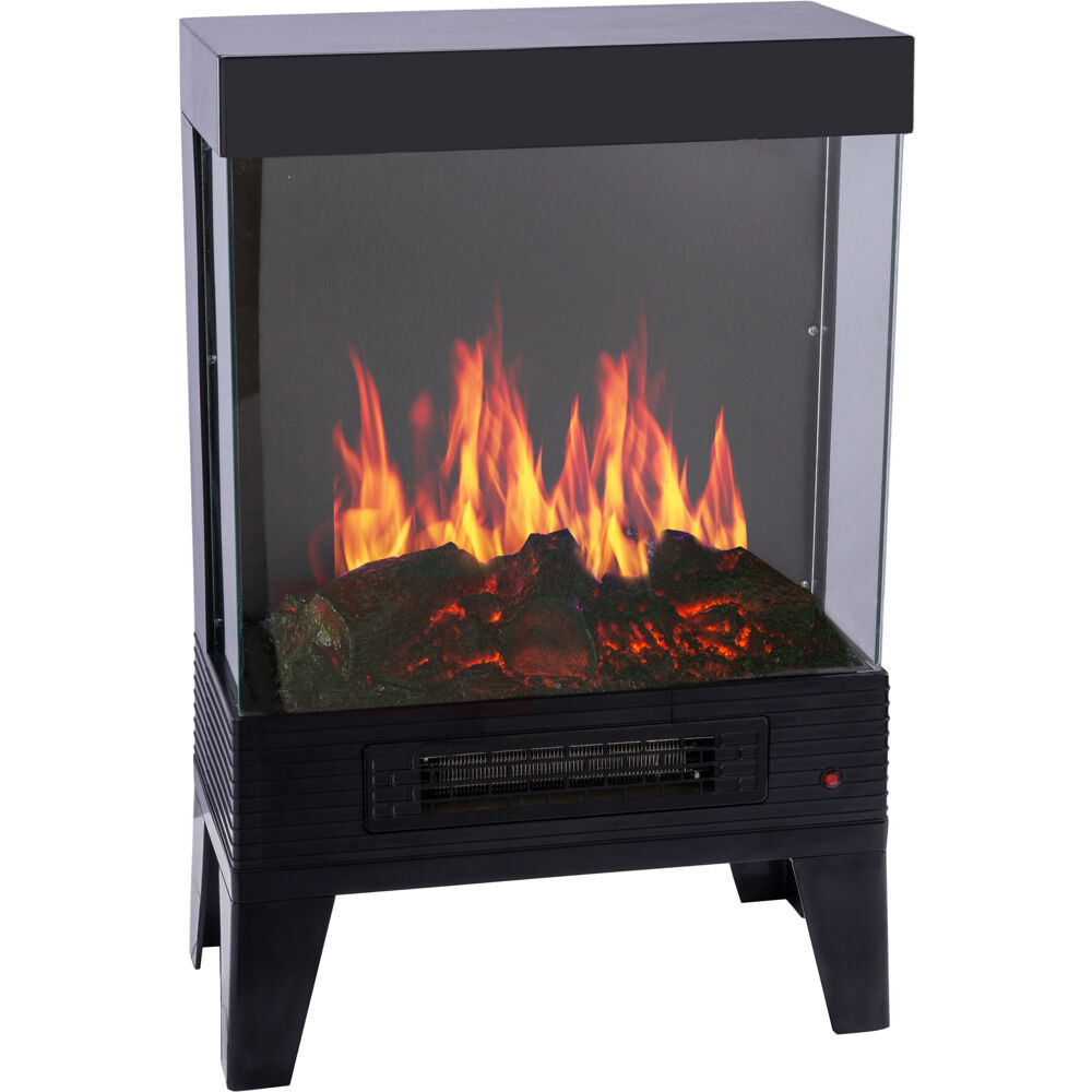 Large 3D Contemporary Electric Flame Stove Heater