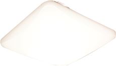 LITHONIA LIGHTING� LED SQUARE LOW PROFILE FLUSH MOUNT CEILING FIXTURE, 14 IN., 4000K, WHITE, INTEGRATED LED INCLUDED