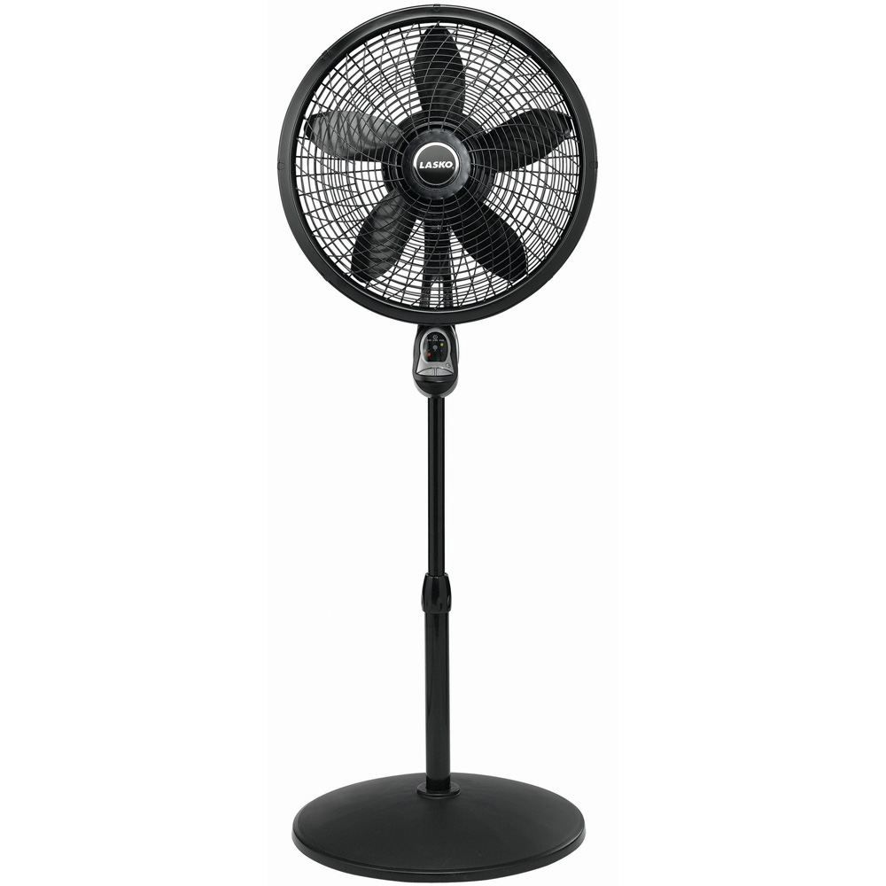 18? Remote Control Cyclone® Pedestal Fan, Black