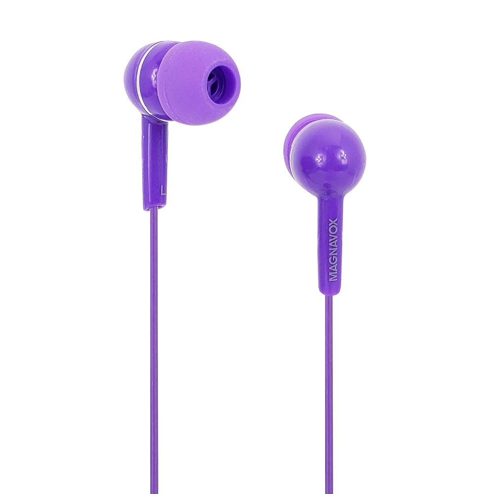 MAGNAVOX MHP4850-PL PURPLE IN EAR SILICONE EARBUDS