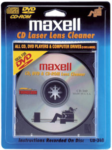 MAXELL 190048 CD/CD-ROM LASER LENS CLEANER