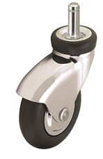 NEOTEQ CASTER, CHROME, 2 IN., SWIVEL, 125 LBS CAPACITY