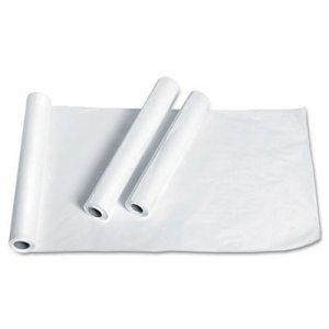 Exam Table Paper, Deluxe Smooth, 21" x 225ft, White, 12 Rolls/Carton
