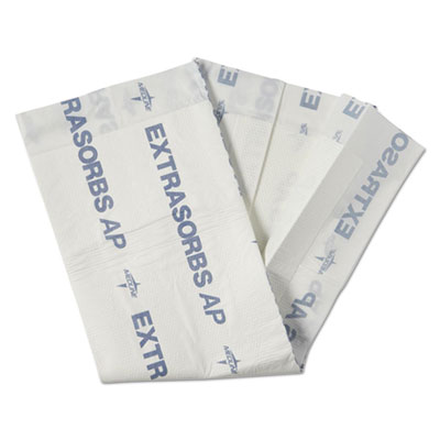 Extrasorbs Air-Permeable Disposable DryPads, 30 x 36, White, 70/Carton
