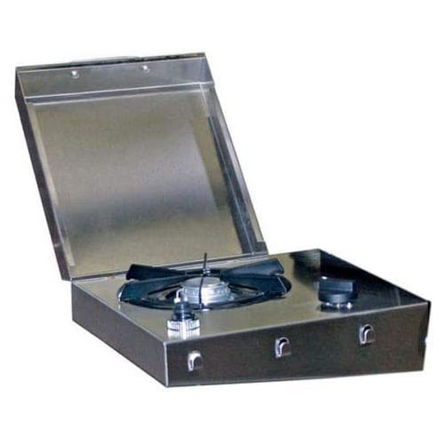 Stainless Steel Side Burner. The premium Commercial grade stainless steel side burner is 12,000 BTU rated, has its own electroni