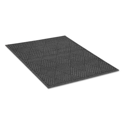 EcoGuard Diamond Floor Mat, Rectangular, 48 x 72, Charcoal